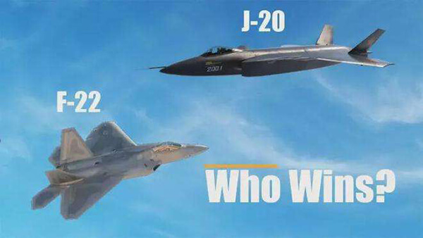 中国计划生产1000架歼-20战斗机，美国将如何用100架已经有20年历史的F-22与之对抗？