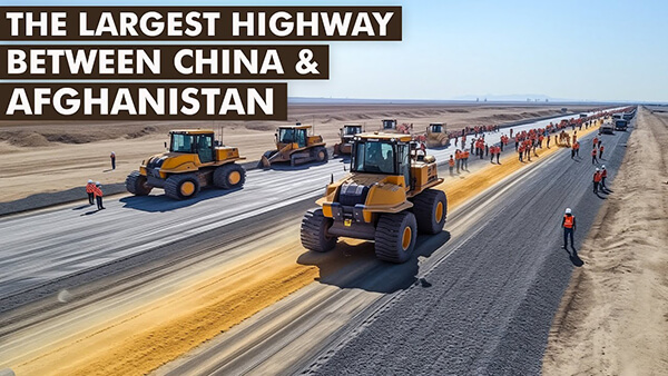 耗资2.16亿美元！中国在阿富汗喀布尔建造最大的工业城！| 爆炸性新闻：中国在阿富汗启动最大的公路建设项目